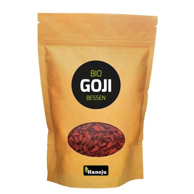 Jagody Goji Hanoju, suszone na słońcu, bio, 250 gramów
