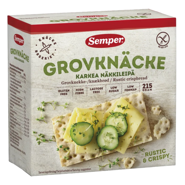 Knäckebröd sin gluten 215 gramos