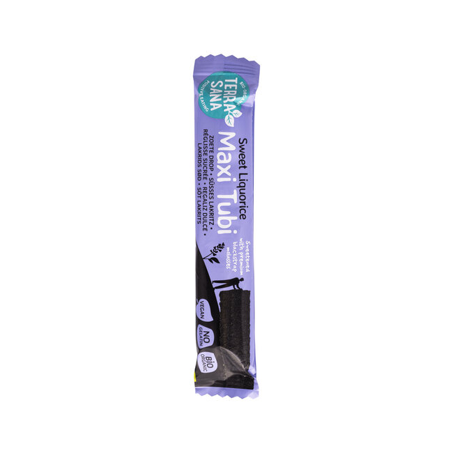 TerraSana Tubi maxi réglisse douce bio 28 g