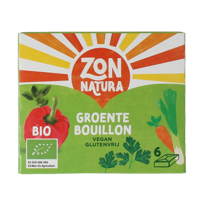 Bouillon de légumes en tablette 11 grammes bio, 6 pièces