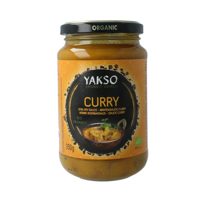 Sauce wok curry bio Yakso 350 g