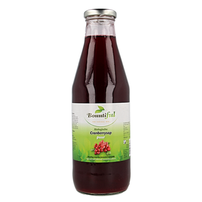 Jus de canneberge bio 750 ml