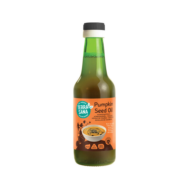 Huile de pépins de courge TerraSana pressée à froid (en verre) bio 250 ml