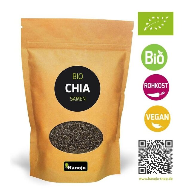 Hanoju Organic Chia Seeds Paper Bag 1kg