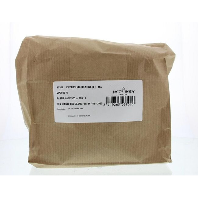 Erbe Svedesi Jacob Hooy con Canfora, Macinatura Grossolana, 1 Chilogrammo