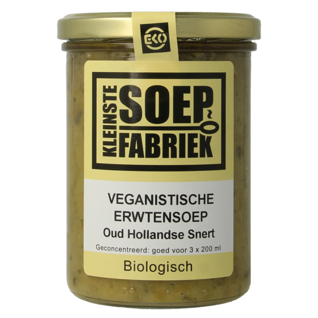 Erwtensoep/snert veganistisch bio 400 Milliliter