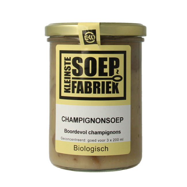 Zuppa di Funghi Champignon Biologica 400 Grammi