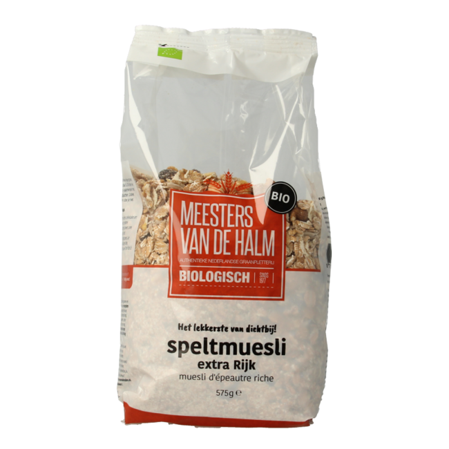 Müsli Dinkel extra reichhaltig Bio 575 Gramm