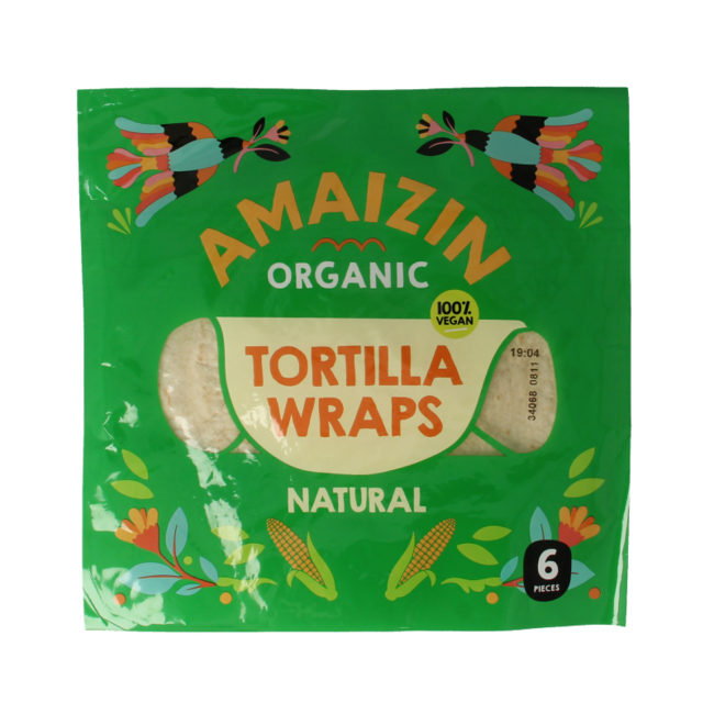 Tortillas bio, 6 pièces