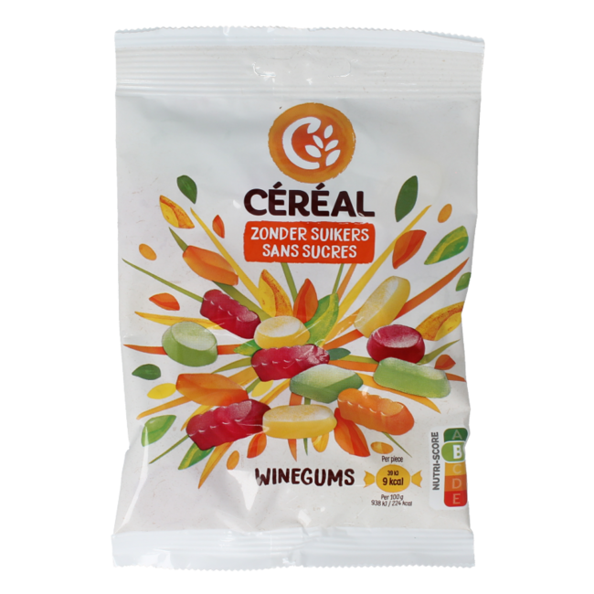 Céréal Winegums sin azúcares 100 gramos