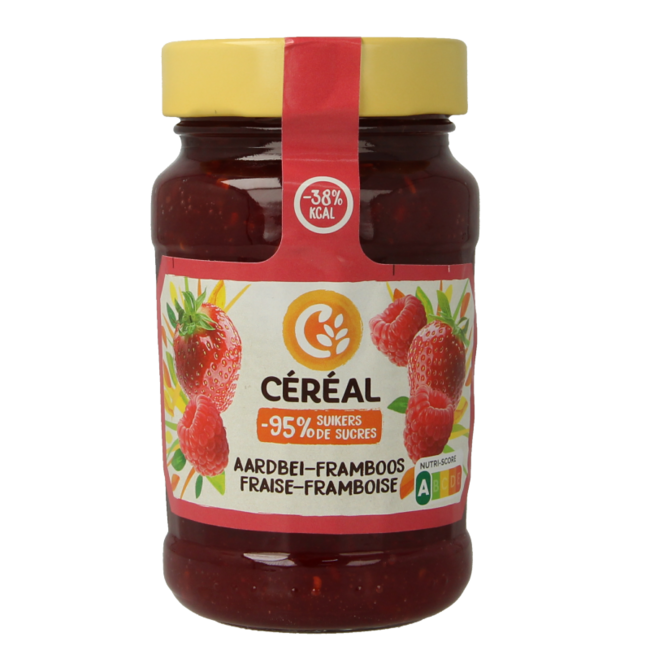 Dżem Cereal Owocowy truskawka malina bez dodatku cukru 270 Gram
