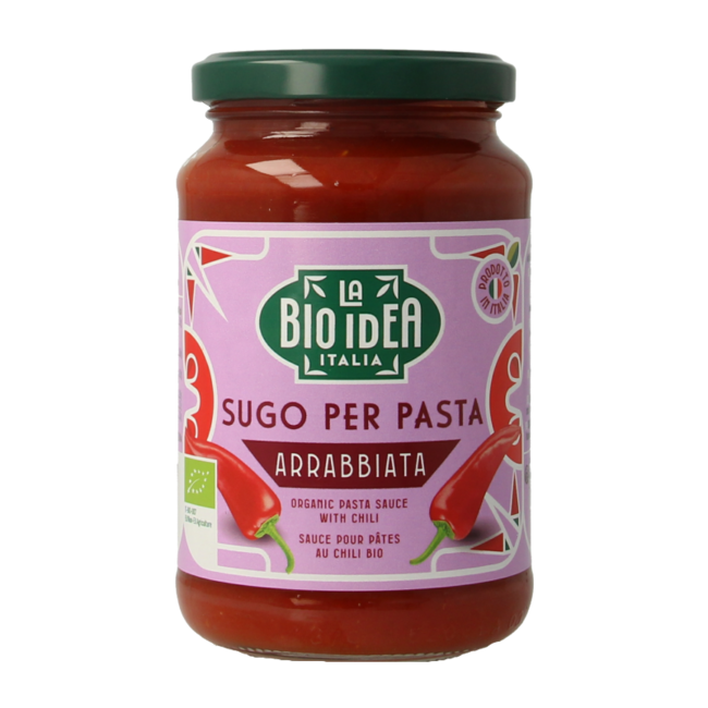 Bioidea Pastasauce Arrabiata bio 340 Gramm