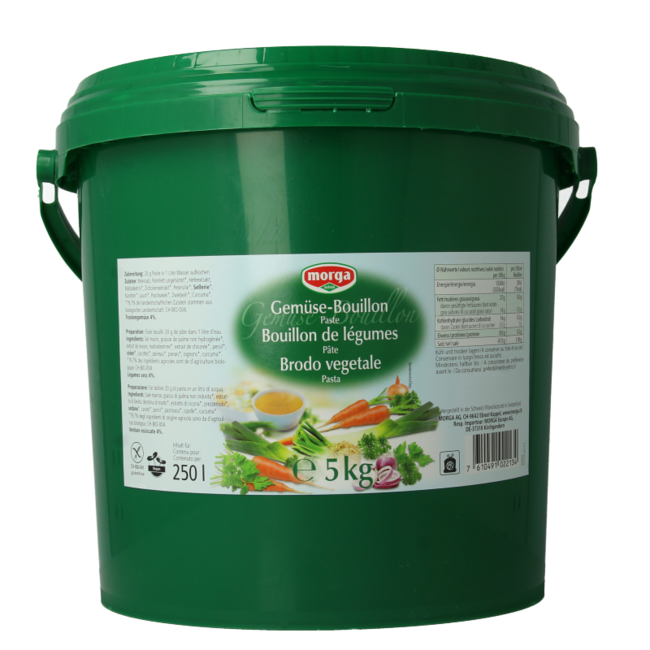 Caldo de Verduras en Pasta Morga 5 Kilogramos