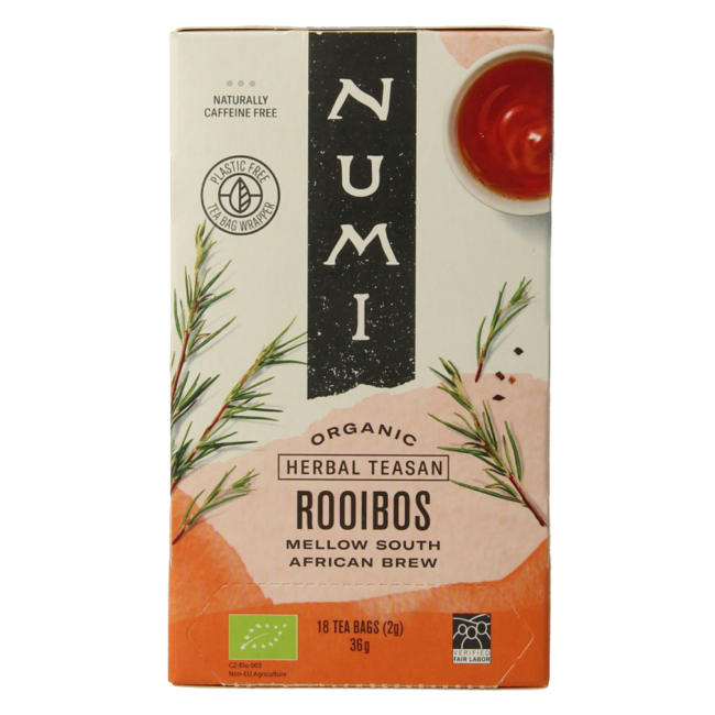 Numi Organic Rooibos 18 Tea Bags