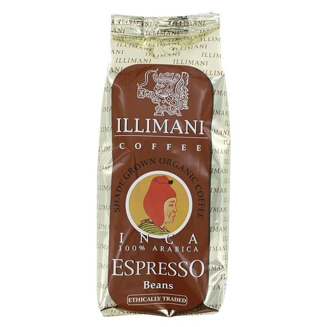 Caffè in grani espresso Illimani Inca Bio 250 Grammi