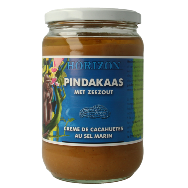 Mantequilla de cacahuete con sal marina ecológica 650 Gramos
