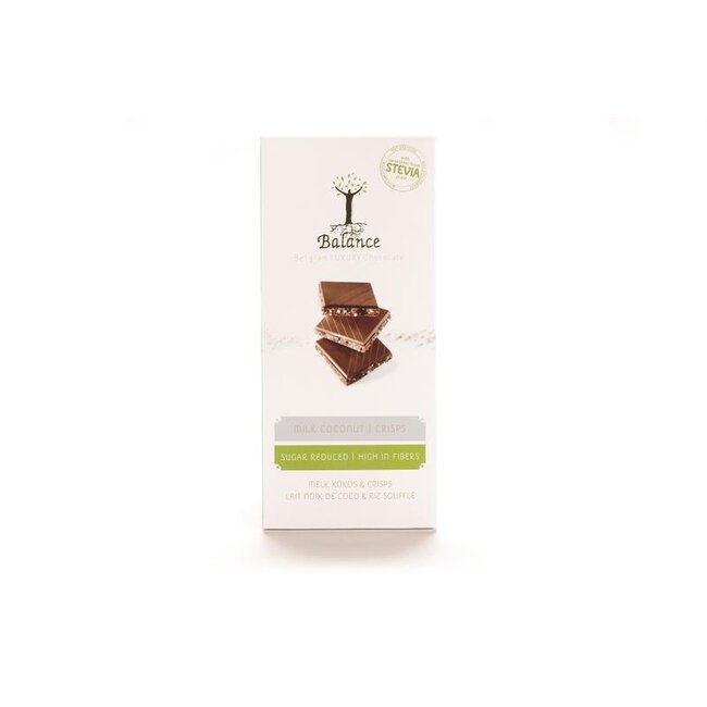 Schoko Stevia Tafel Milch/Kokoscreme 85 Gramm