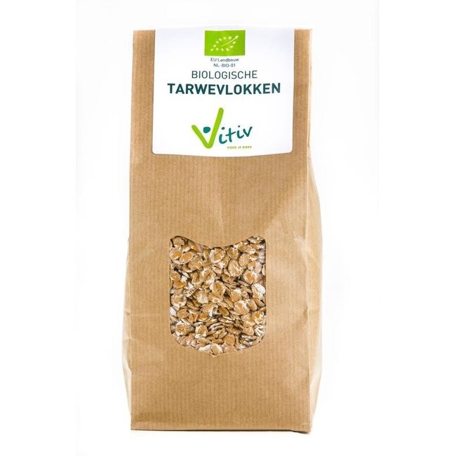 Vitiv Organic Wheat Flakes 500g