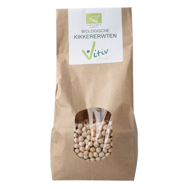 Vitiv Organic Chickpeas 500 Grams