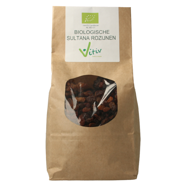 Organic Sultana Raisins 1kg