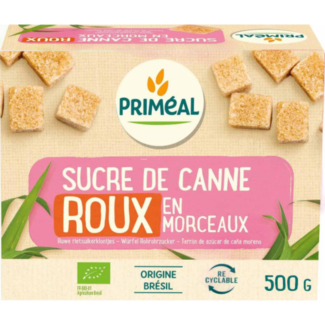 Bruine rietsuiker klontjes 500 Gram