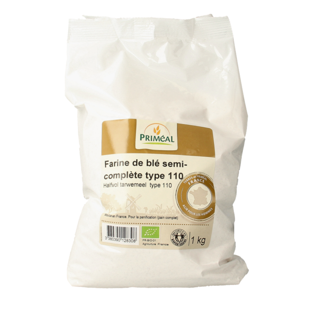 Farine de blé demi-complète Primeal Borsa 110 bio 1 kg