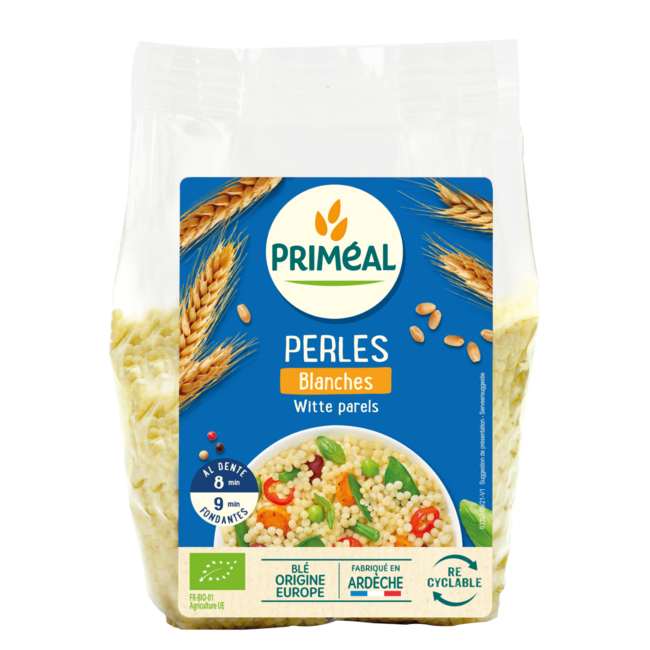 Primeal Weiße Perlen Bio 500 Gramm