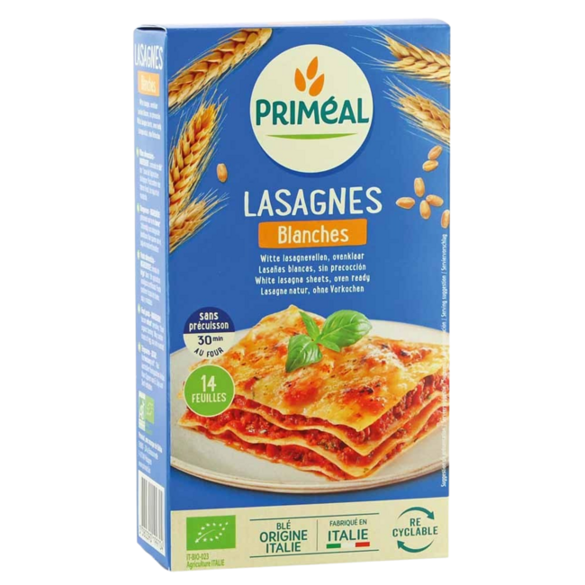 Primeal Biała lasagne bio 250 gramów