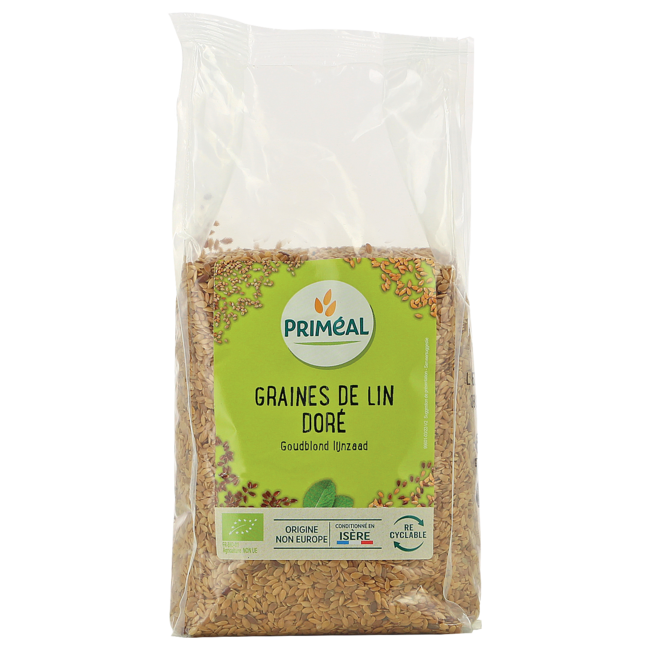 Primeal Goldblonde Leinsamen Bio 250 Gramm