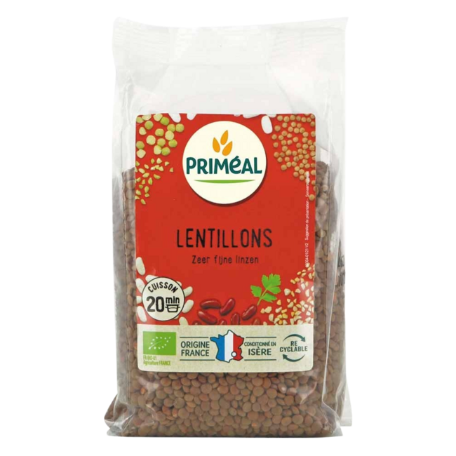 Primeal Linsen sehr fein Frankreich bio 500 Gramm
