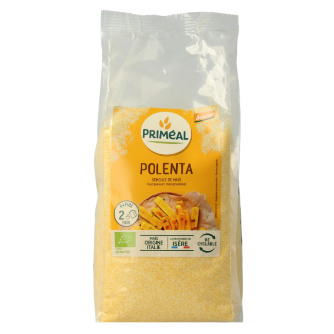 Primeal Organic Pre-cooked Polenta Cornmeal 500g
