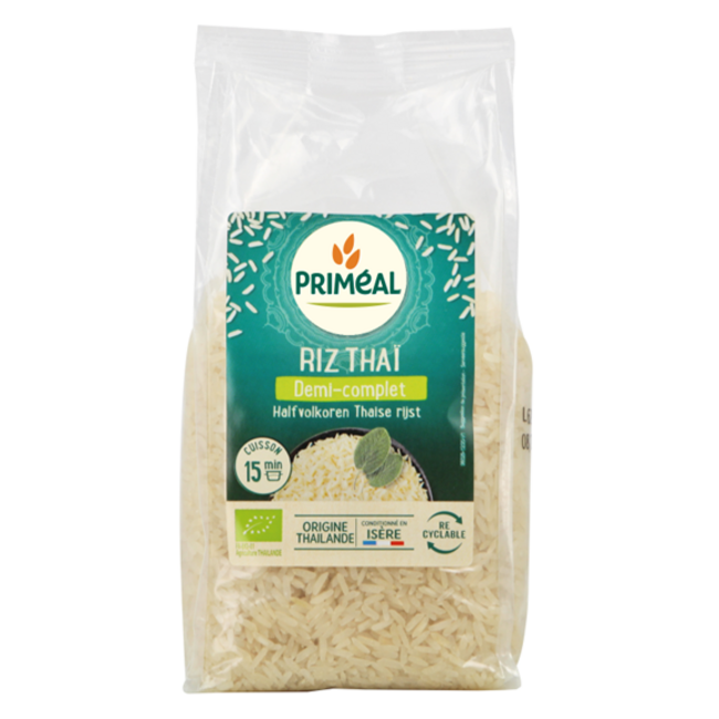 Primeal Organic Semi-wholemeal Thai Rice 500g