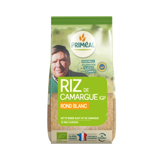 Arroz redondo blanco de la Camarga ecológico 500 g