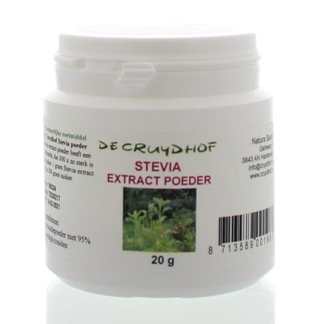 Cruydhof Stevia extracto en polvo 20 g