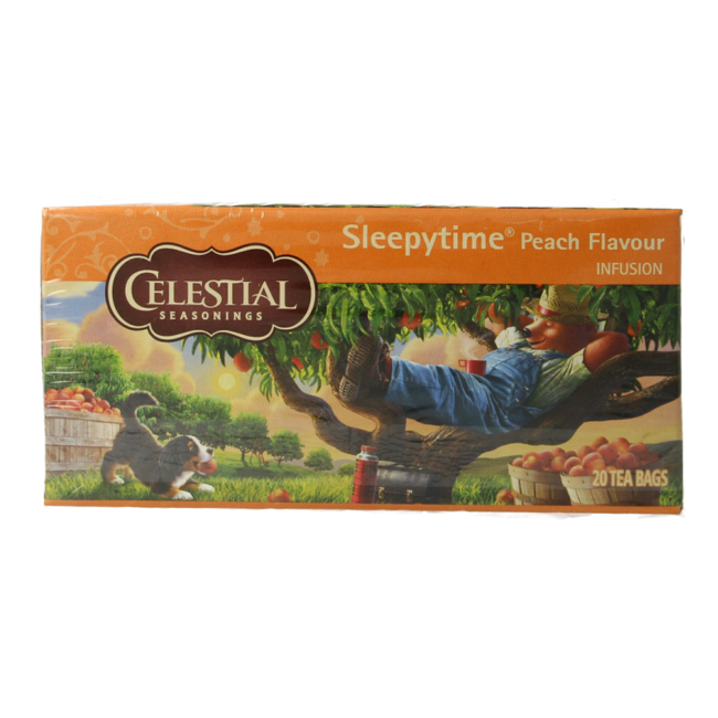 Celestial Seasonings Sleepytime Peach Herbal Tea 20 Bags