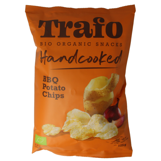 Trafo Chips handgekocht Barbecue Bio 125 Gramm