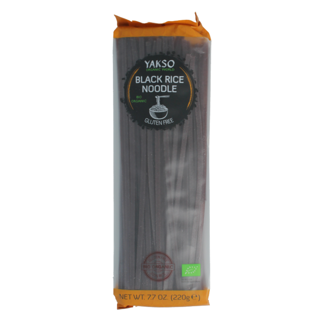 Makaron ryżowy czarny Yakso bio 220 gramów