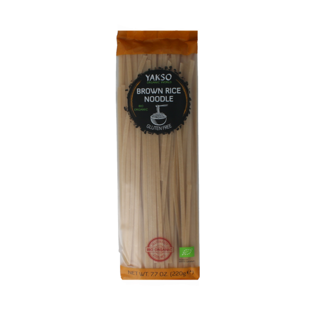 Yakso Noodles di Riso Integrale Biologico 220 Grammi