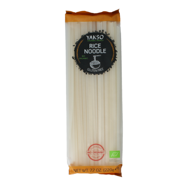 Yakso Noodles di Riso Bianco Bio 220 Grammi