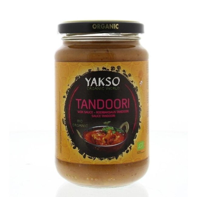 Yakso Roerbaksaus tandoori bio 350 Gram
