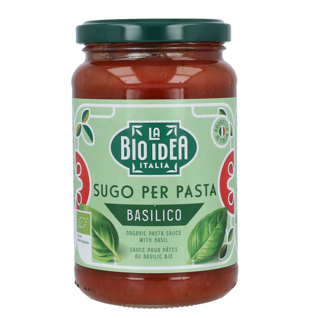 Bioidea Pastasoße Basilikum bio 340 Gramm