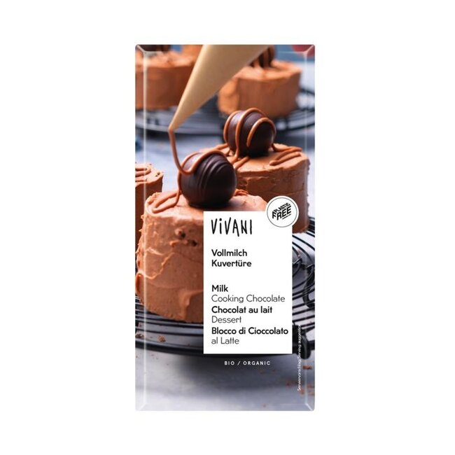 Vivani Couverture Chocolat au Lait Bio 200 g
