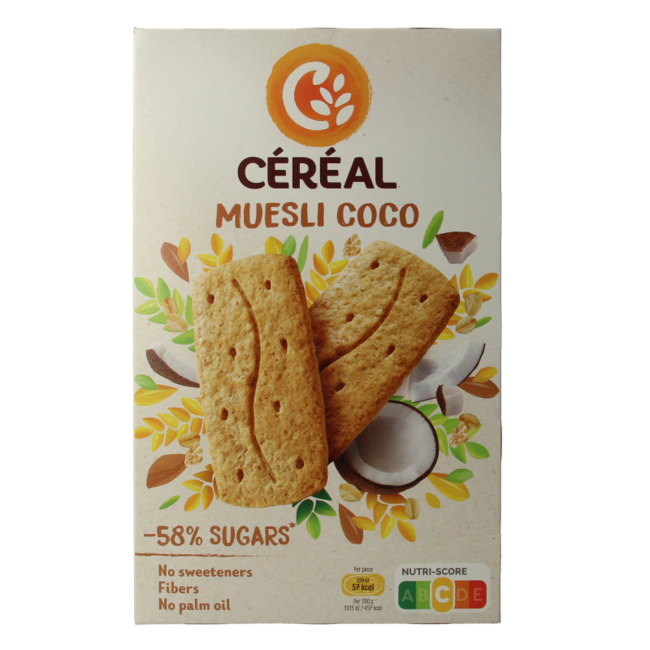 Cereal Biscuits muesli/coco 200 g