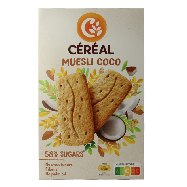 Cereal Biscuits Muesli & Coconut 200g