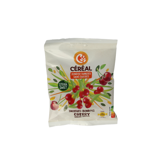 Caramelos de cereza con stevia 120 g