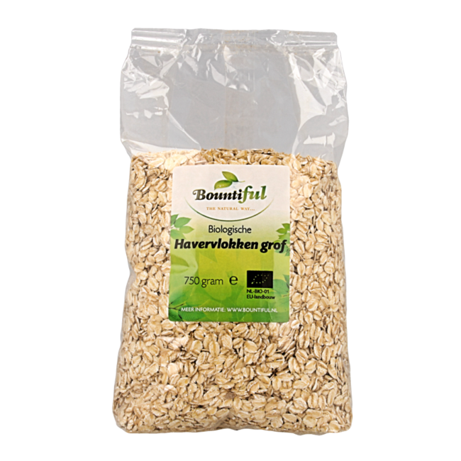 Bountiful Grobe Haferflocken Bio 750 Gramm