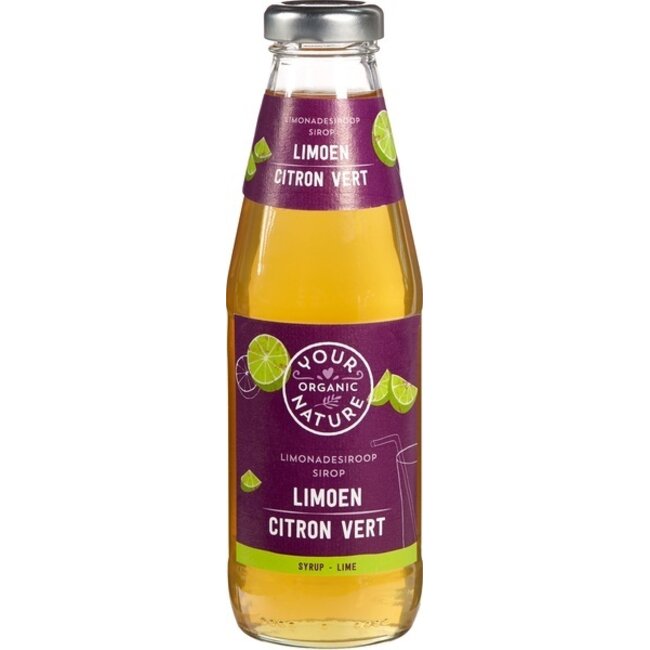 Sirop de citron vert bio 500 ml