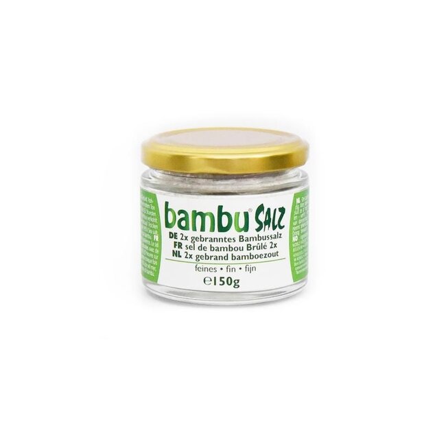 Aman Prana Bambussalz fein 2-fach gebrannt 150 Gramm
