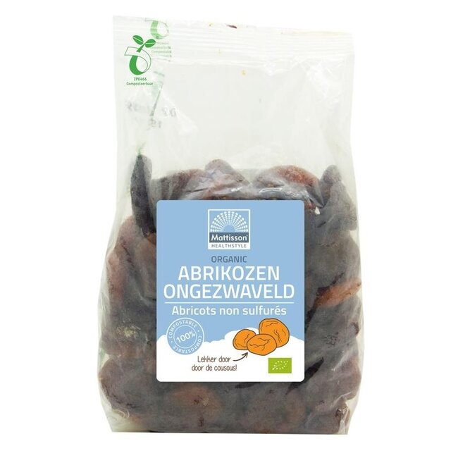 Mattisson Organic Unsulphured Apricots 500g