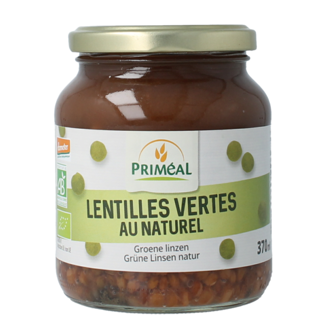 Primeal Soczewica zielona Demeter bio 370 mililitrów